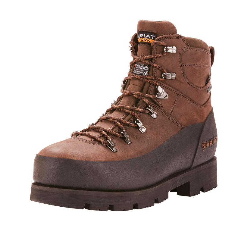 Ariat Linesman Ridge 6 Gore-Tex 400g Composite Toe - Miesten Ruskea Työsaappaat ( CYKWFR-054 )